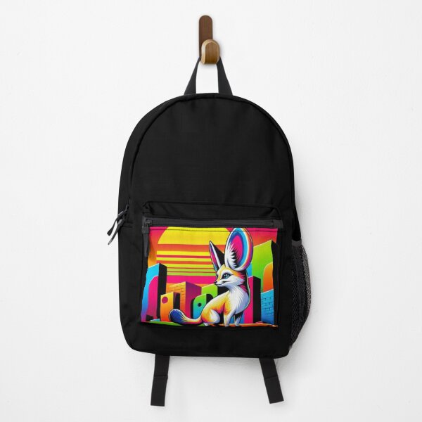 Item preview, Neon Fennec Fox – Surreal Urban Fantasy designed and sold by Dogandesighn.