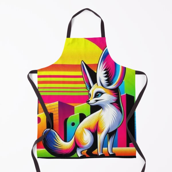 Item preview, Neon Fennec Fox – Surreal Urban Fantasy designed and sold by Dogandesighn.