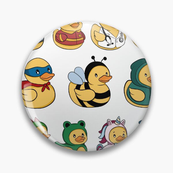 Item preview, Kawaii Rubber Duckie Costume Sticker Pack - Cute Career and Cosplay Ducks designed and sold by LYAN-STORE.