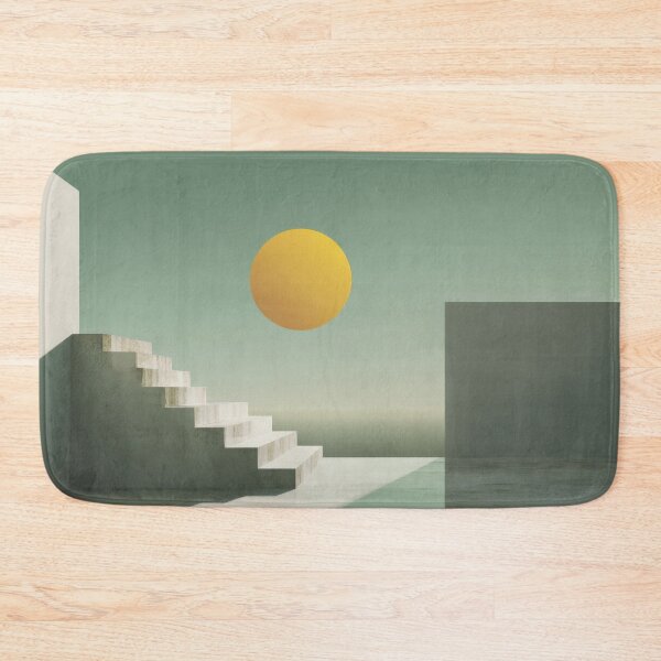Item preview, Sunrise over simple stairs and wall designed and sold by anytka.