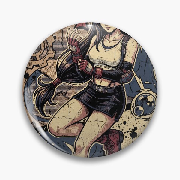 Item preview, Final Fantasy Tifa Fighting Gloves Red Vambrace Art designed and sold by Senpaiwaves.
