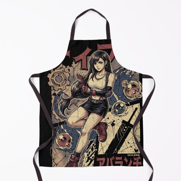 Item preview, Final Fantasy Tifa Fighting Gloves Red Vambrace Art designed and sold by Senpaiwaves.