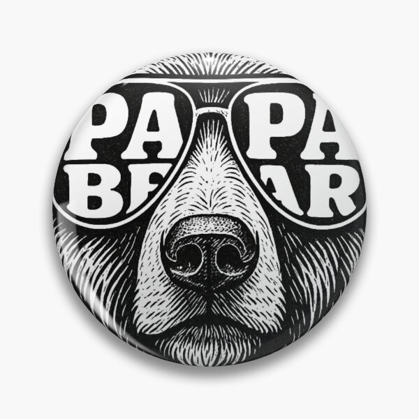 Artikelvorschau, Vintage Papa Bear Sunglasses Cool Dad Gift entworfen und verkauft von AilinsDesigns.