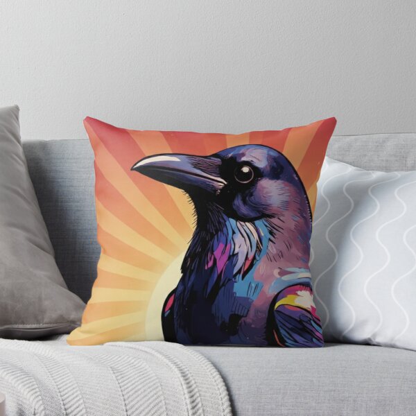 Item preview, Radiant Raven – Cosmic Sunburst designed and sold by Dogandesighn.