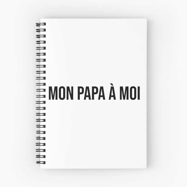 Item preview, Mon papa à moi designed and sold by LiteraryQuotes.