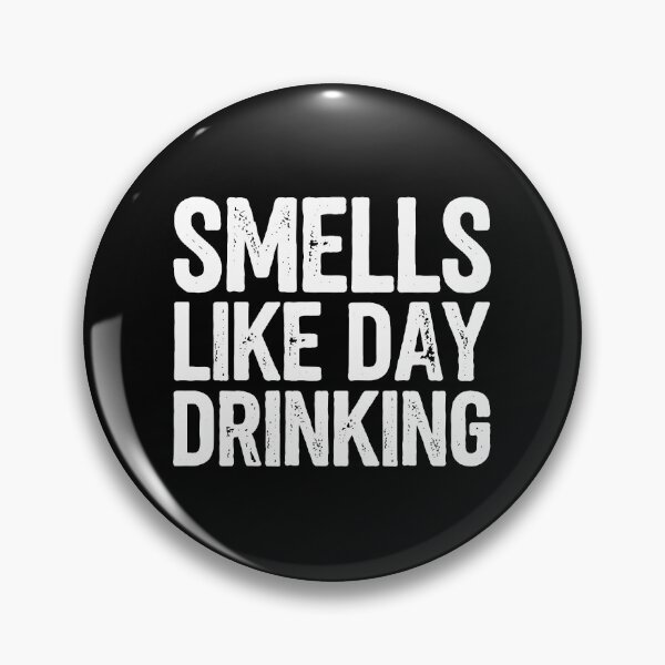 Item preview, Smells Like Day Drinking Funny Retro Distressed T-Shirt designed and sold by Slaw-Creation.