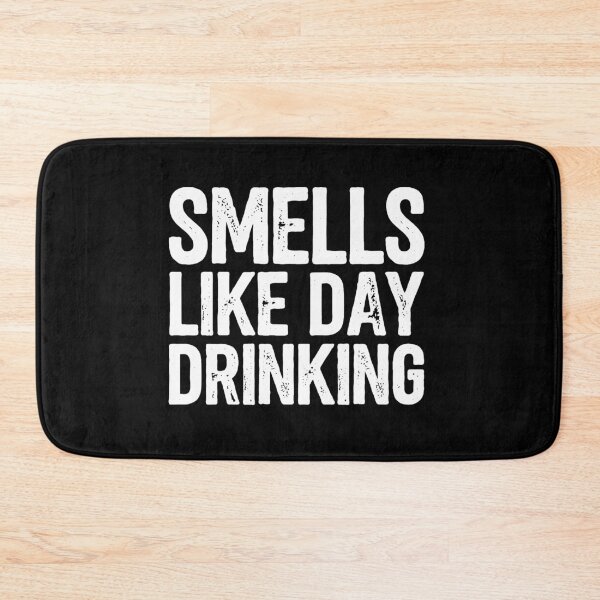 Item preview, Smells Like Day Drinking Funny Retro Distressed T-Shirt designed and sold by Slaw-Creation.