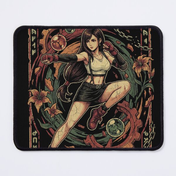 Item preview, Final Fantasy VII Tifa Lockhart Black Skirt Boots Design designed and sold by Senpaiwaves.