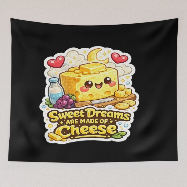 Item preview, Sweet Dreams Are Made of Cheese designed and sold by thtCMRAguy.