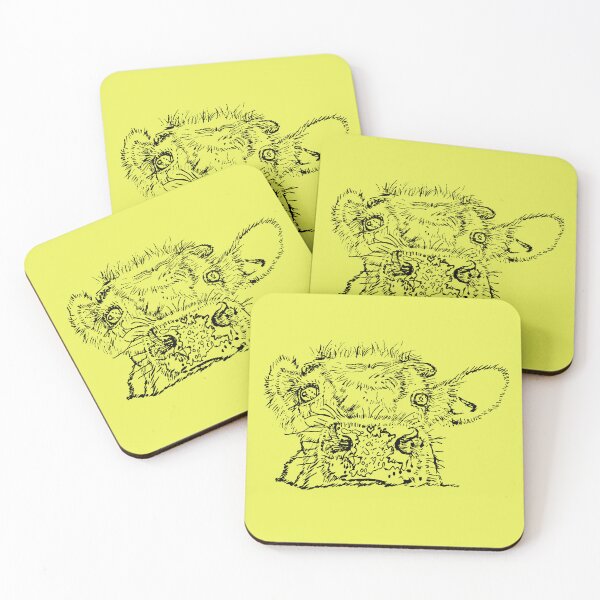 Item preview, Dairy Cow - Peekamoo - (#E9F055) designed and sold by The Stippler Process.