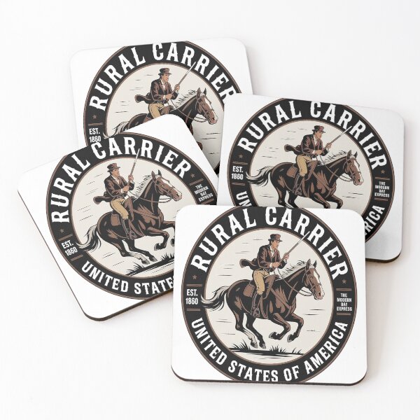 Item preview, Rural Carrier - Distressed Mail Carrier designed and sold by NicolaMail.