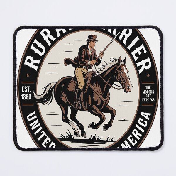 Item preview, Rural Carrier - Distressed Mail Carrier designed and sold by NicolaMail.
