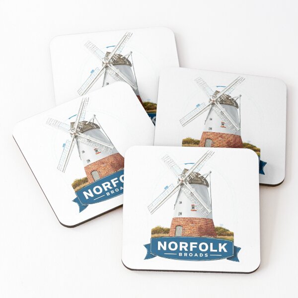 Item preview,  Norfolk Broads Windmill England Vintage Travel Sticker British   Countryside Badge designed and sold by Blurbean.