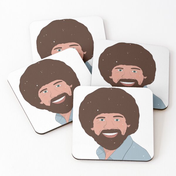 Item preview, Retrato de Bob Ross designed and sold by sweetgrenadine.