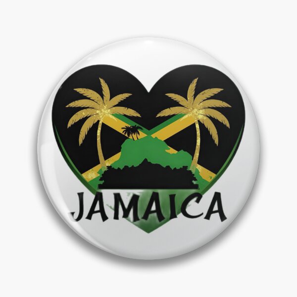 Item preview, I Love Jamaica Reggae Heart Design designed and sold by Aisha Creates.