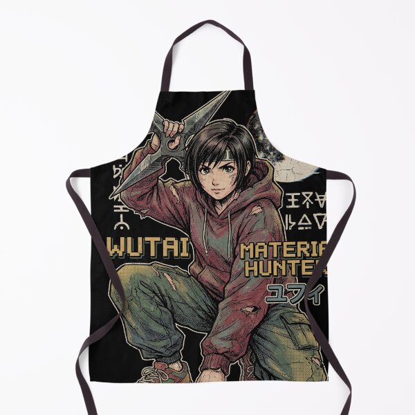 Item preview, Final Fantasy VII Yuffie Kisaragi Ninja Shuriken Green Top Design designed and sold by Senpaiwaves.