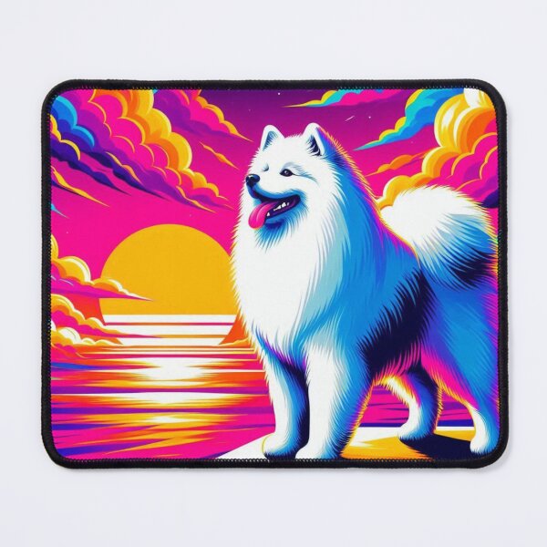 Item preview, Samoyed Dog – Surreal Sunset designed and sold by Dogandesighn.