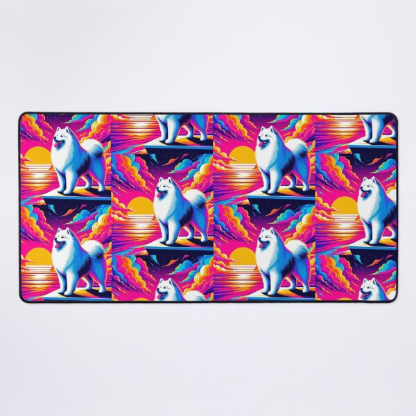 Item preview, Samoyed Dog – Surreal Sunset designed and sold by Dogandesighn.