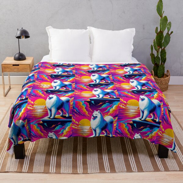 Item preview, Samoyed Dog – Surreal Sunset designed and sold by Dogandesighn.