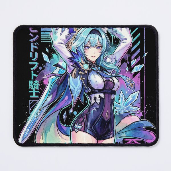 Item preview, Genshin Impact Eula Vaporwave Aesthetic Neon Synthwave Design designed and sold by Senpaiwaves.