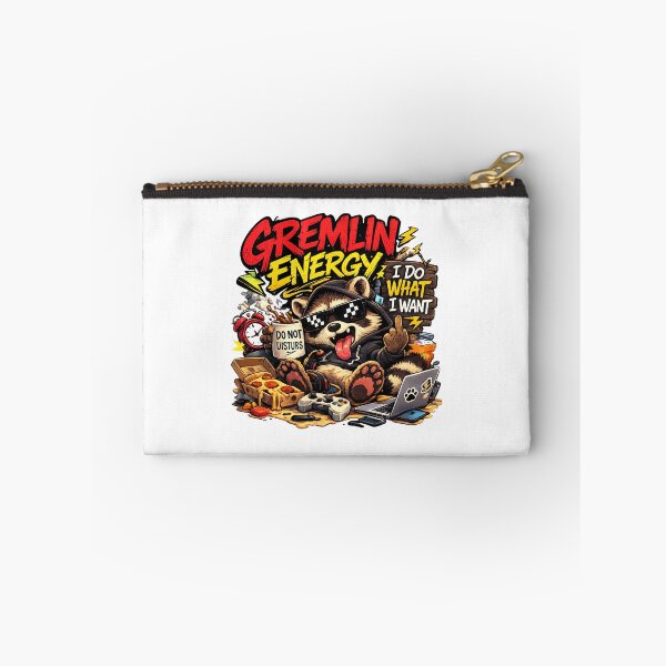 Item preview, Pegatina divertida de meme de mapache de energía Gremlin Trash Panda designed and sold by The-Ayms ⭐⭐⭐⭐⭐.