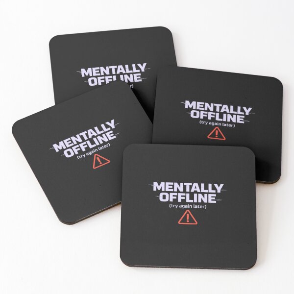 Item preview, Mentally Offline Try Again Later Shirt, Digital Burnout Humor designed and sold by AdicretorDesign.