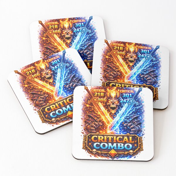 Item preview, Critical Combo Retro Pixel RPG Gamer Design designed and sold by PixelForge24.