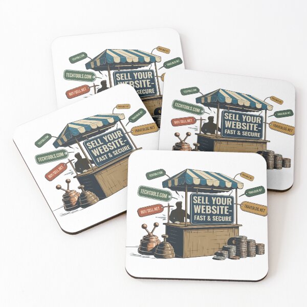 Item preview, Sell Your Website Fast and Secure Domain Flipping Kiosk Sticker designed and sold by PixelWaveBD.