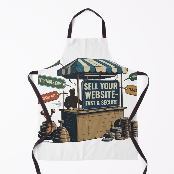 Item preview, Sell Your Website Fast and Secure Domain Flipping Kiosk Sticker designed and sold by PixelWaveBD.