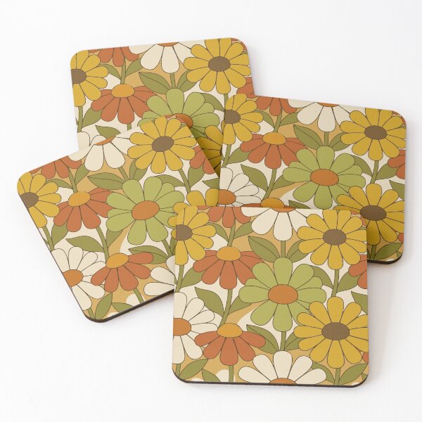 Item preview, 70s Groovy Flower Power - Psychedelic Retro Daisy Pattern designed and sold by DeeLulu.