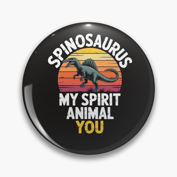 Item preview, Spinosaurus Is My Animal Spirit Funny Dinosaur Meme designed and sold by Clairenity Studio.