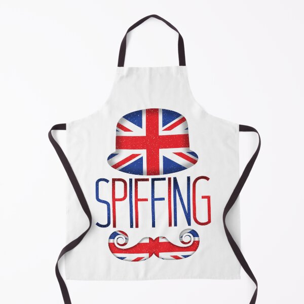 Item preview, Spiffing – Funny British Slang Union Jack Art Print designed and sold by Fabulosa Designs.