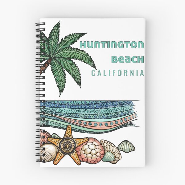 Item preview, Huntington Beach California Palm Tree Tropical Starfish Sticker designed and sold by PixelWaveBD.