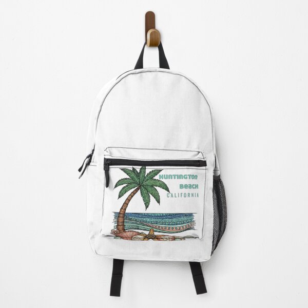 Item preview, Huntington Beach California Palm Tree Tropical Starfish Sticker designed and sold by PixelWaveBD.