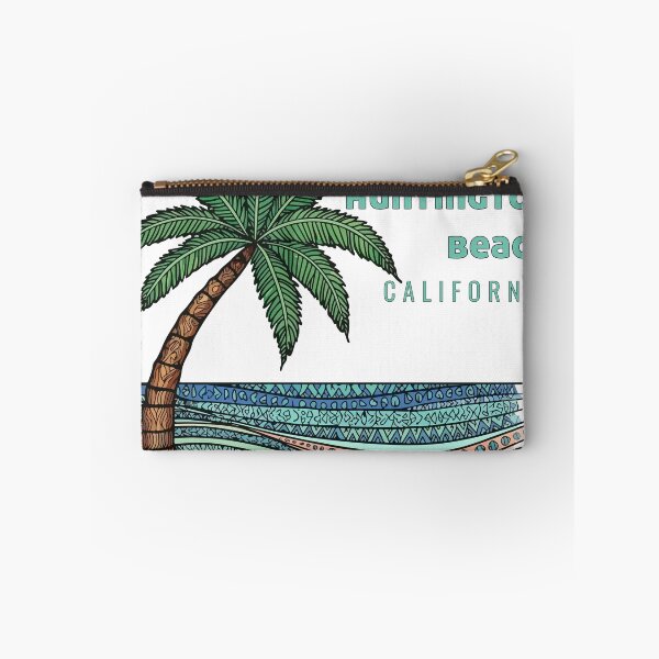 Item preview, Huntington Beach California Palm Tree Tropical Starfish Sticker designed and sold by PixelWaveBD.