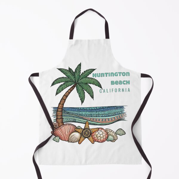 Item preview, Huntington Beach California Palm Tree Tropical Starfish Sticker designed and sold by PixelWaveBD.