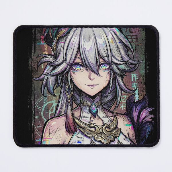 Item preview, Yao Guang HSR Silvery White Hair Peacock Ponytail Icon designed and sold by Senpaiwaves.