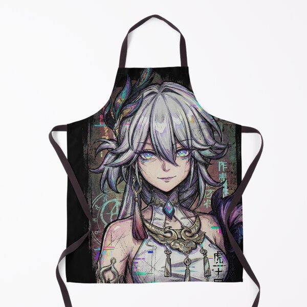 Item preview, Yao Guang HSR Silvery White Hair Peacock Ponytail Icon designed and sold by Senpaiwaves.