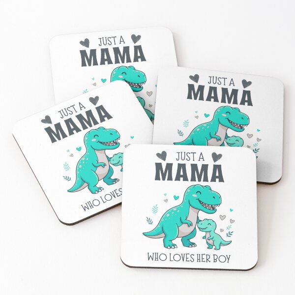 Item preview, Just a Mama Who Loves Her Boy Dinosaur Art designed and sold by Vicky021.