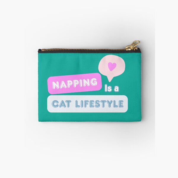 Item preview, Napping Is a Cat Lifestyle | Funny Cat Lover Design designed and sold by CuteVibesStudio.