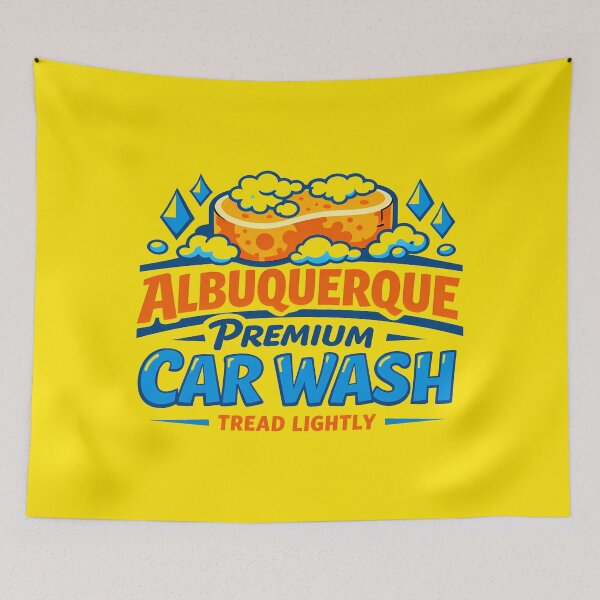 Item preview, Albuquerque Premium Car Wash Retro Logo designed and sold by agearb.