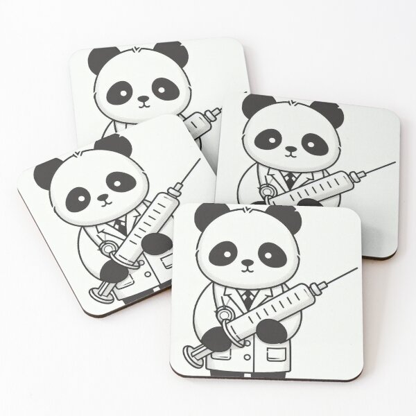 Item preview, Funny Panda Doctor with Giant Syringe – Trust Me I'm a Doctor designed and sold by Mitaudesign.