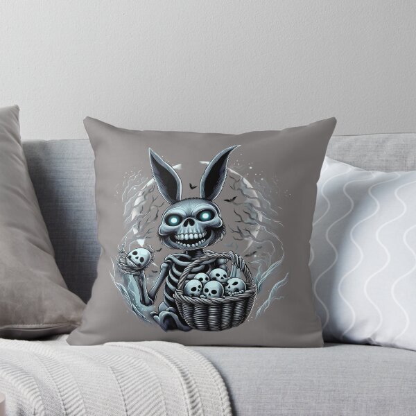 Item preview,  Skeleton Dark Easter Bunny – Gothic Evil Easter Rabbit Design designed and sold by Art-Arcade6.