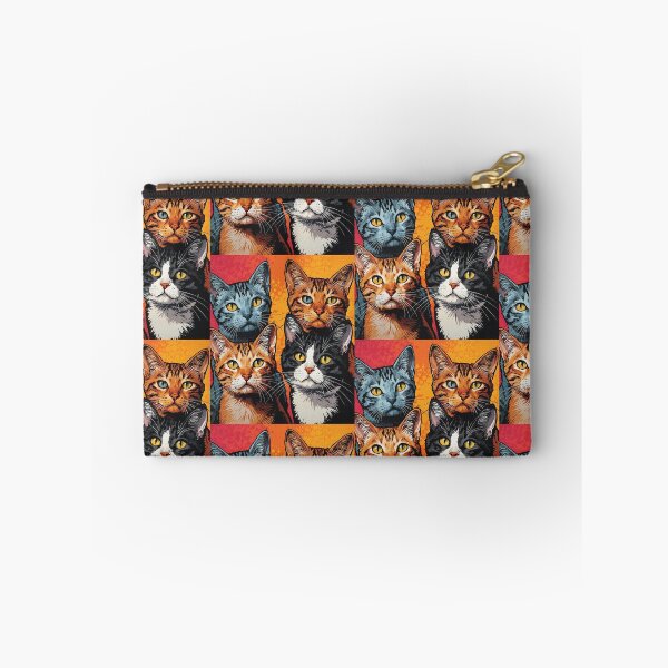 Item preview, Colorful Retro Pop Art Cat Portrait designed and sold by Panda Creative Studio.