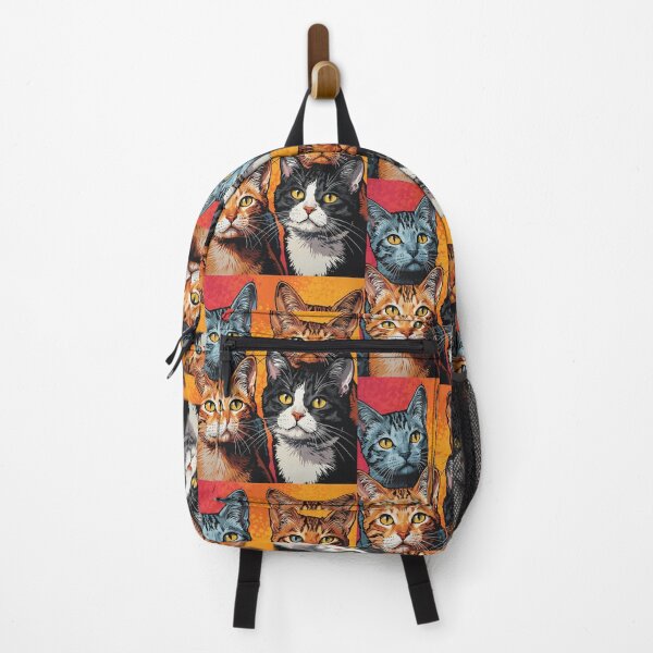 Item preview, Colorful Retro Pop Art Cat Portrait designed and sold by Panda Creative Studio.