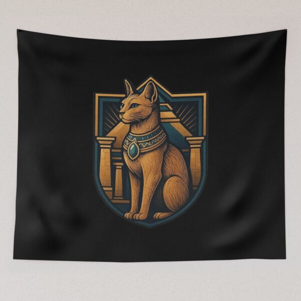Item preview, Egyptian Cats  Temple – Divine Feline Symbols, Bastet Guardians & Ancient Egyptian Mythology Cats designed and sold by Typologystudios.