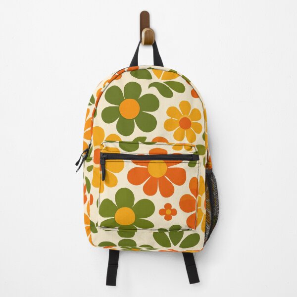 Item preview, Retro Sunny Daisy Meadow - 70s Floral Ditsy Pattern designed and sold by DeeLulu.