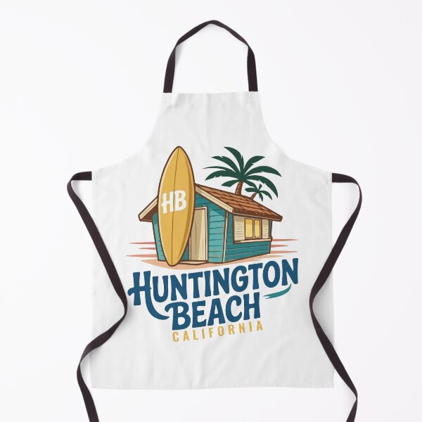 Item preview, Huntington Beach California Retro Surfboard Sunset Sticker designed and sold by PixelWaveBD.
