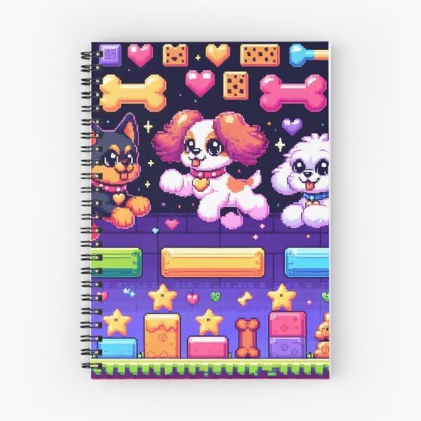 Item preview, Neon Pixel Art Gamer Dogs Arcade Style designed and sold by AI-Only Creations.