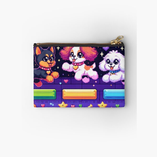 Item preview, Neon Pixel Art Gamer Dogs Arcade Style designed and sold by AI-Only Creations.